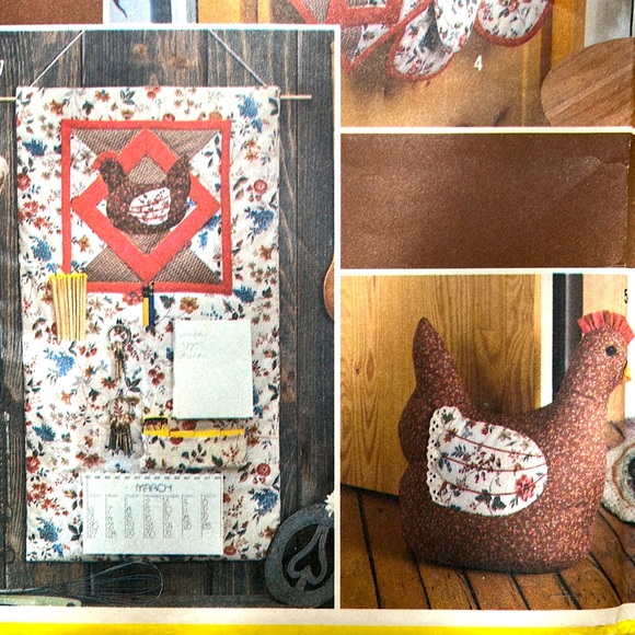 VOGUE MCCALLS SIMPLICITY HOME DECOR IN A SEC & HOME DECOR UNCUT PATTERNS - Picture 11 of 12